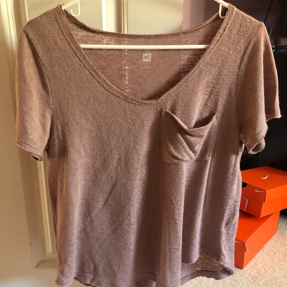 Short Sleeve Pink Shirt